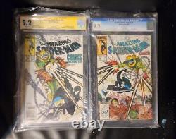 Amazing Spider-Man #298 & #299 CGC. 1st McFarlane ASM. #298 Signed by Stan Lee