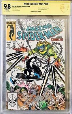 Amazing Spider-Man 299 CBCS CGC 9.8 (signed by Stan Lee) 1st Venom WHITE PAGES