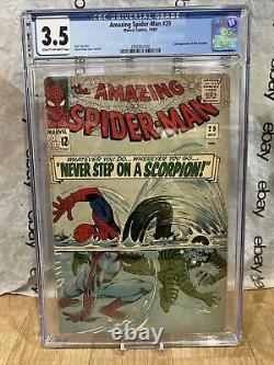 Amazing Spider-Man #29 CGC 3.5 2nd Appearance Scorpion! Stan Lee! Marvel Comic
