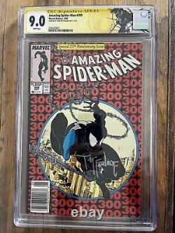 Amazing Spider-Man #300 (1988) CGC SS 9.0 Signed Todd McFarlane NEWSTAND Rare