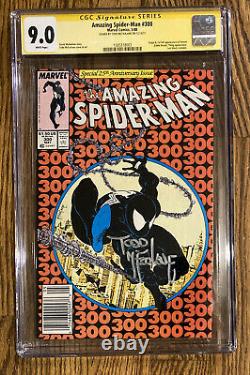 Amazing Spider-Man #300 (1988) CGC SS 9.0 Signed by Todd McFarlane NEWSTAND