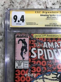 Amazing Spider-Man #300 CGC 9.4 NEWSSTAND Stan Lee Signed 1st VenomASM #300