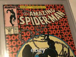 Amazing Spider-Man #300 CGC Graded 7.5 SS Signed by Stan Lee 1st Venom