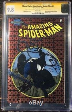 Amazing Spider-Man #300 Chromium Marvel Signed Stan Lee & Micheline CGC SS 9.8