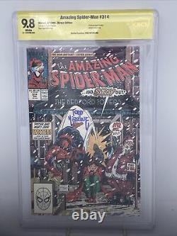 Amazing Spider-Man 314 SIGNED by Todd McFarlane 9.8 CBCS SS CHRISTMAS COVER cgc