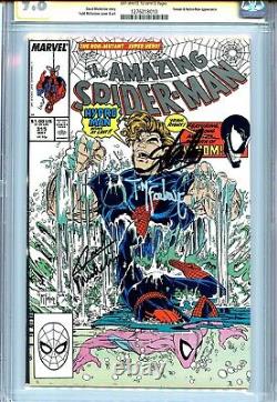Amazing Spider-Man 315 CGC 9.8 SS X3 Stan Lee Michelinie Todd McFarlane Venom