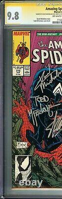 Amazing Spider-Man #316 CGC 9.8 SIGNED 3x STAN LEE 1st Venom Cover 1989 MCU