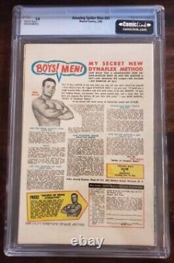 Amazing Spider-Man 33 CGC 5.0 White Pages Stan Lee & Steve Ditko story Ditko Art