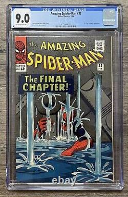 Amazing Spider-Man #33 CGC 9.0, Classic Ditko Cover, Marvel Comics, 1966, VF/NM