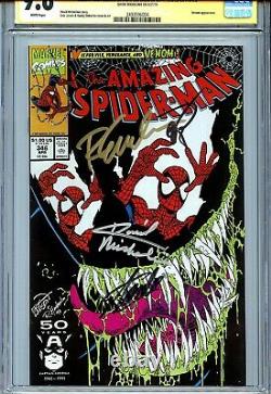 Amazing Spider-Man 346 CGC 9.6 SS X4 Stan Lee Bagley Emberlin Michelinie Venom