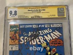 Amazing Spider-Man #352 (1991) CGC SS 9.8 Signed by Stan Lee, Bagley, Emberlin