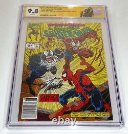 Amazing Spider-Man #362 2x Signature CGC SS 9.8 STAN LEE BAGLEY Carnage Sketch