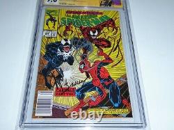 Amazing Spider-Man #362 CGC SS Signature Autograph STAN LEE MARK BAGLEY Carnage