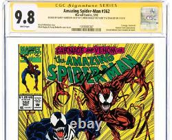 Amazing Spider-Man #362 NEWSSTAND CGC 9.8 3x Signed STAN LEE, BAGLEY, Emberlin