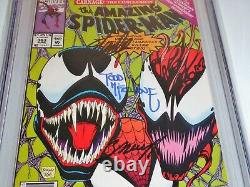Amazing Spider-Man #363 CGC SS 3x Signature STAN LEE TODD MCFARLANE Venom BAGLEY