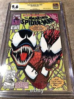 Amazing Spider Man 363 CGC SS 9.6 Stan Lee Auto 3rd Carnage vs Venom 1992