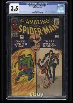 Amazing Spider-Man #37 CGC VG- 3.5 1st Norman Osborne! Stan Lee! Marvel 1966