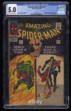 Amazing Spider-Man #37 CGC VG/FN 5.0 1st Norman Osborne! Stan Lee! Marvel 1966