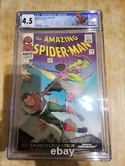 Amazing Spider-Man 39 CGC 4.5 Stan Lee John Romita Norman Osborn as Green Goblin