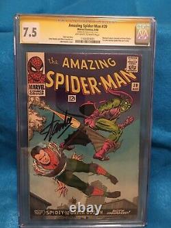 Amazing Spider-Man #39 CGC 7.5 SS Stan Lee