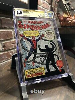 Amazing Spider-Man #3 CGC SS 1st Appearance Of Doctor Octopus! Stan Lee Signed