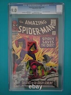 Amazing Spider-Man #40 CGC 9.0 VF/NM 1966 Stan Lee Romita Origin Green Goblin