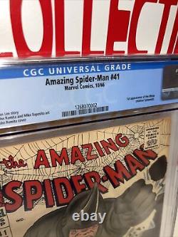 Amazing Spider-Man #41 (1966) CGC 7.0 1st Rhino app. Stan Lee & John Romita