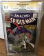 Amazing Spider-man #44 Cgc Ss 8.5 Stan Lee Marvel 2nd Lizard 1967, White Pages