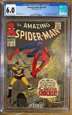 Amazing Spider-Man 46 CGC 6.0 1st appearance Of The Shocker Stan Lee John Romita