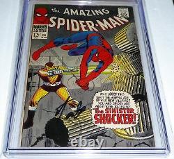Amazing Spider-Man #46 CGC Signature Autograph STAN LEE Origin 1st Shocker App