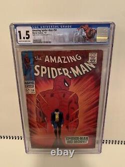 Amazing Spider-Man #50 CGC 1.5 1st Kingpin Looks Great (MCU Key)