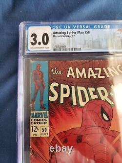 Amazing Spider-Man 50 CGC 3.0 1st App. Of Kingpin CUSTOM LABEL! Marvel Comic