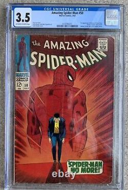 Amazing Spider-Man #50 CGC 3.5 1st appearance of Kingpin (1967) Stan Lee