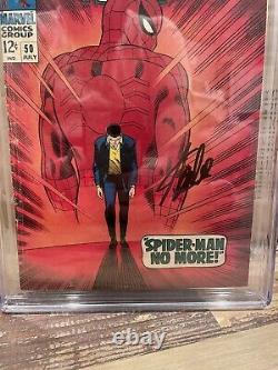 Amazing Spider-Man 50 Cgc Ss 4.0 First Appearance 1st Kingpin Stan Lee Signed