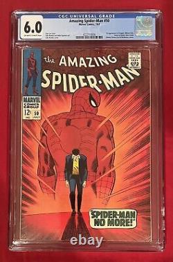 Amazing Spider-Man #50 Romita, Stan Lee CGC Blue Label 6.0! 1st App of Kingpin