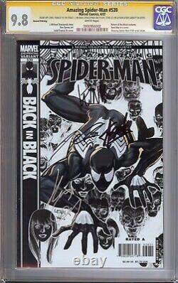 Amazing Spider-Man 539 CGC SS 9.8 Black Costume Stan Lee +3 more Rare 2nd print