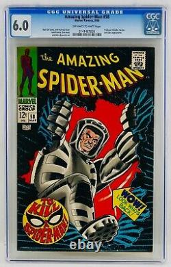 Amazing Spider-Man #58 CGC 6.0 O-W to White Pages ASM Hot Key Grail Romita Cover