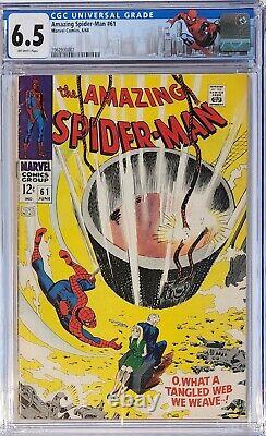 Amazing Spider-Man #61 CGC 6.5 with CGC custom Spider-Man New York label