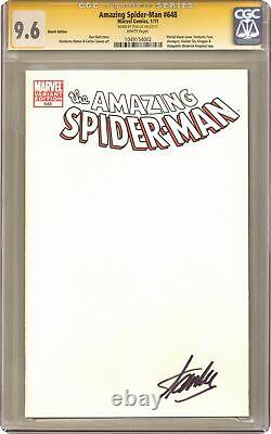 Amazing Spider-Man #648G Blank Variant CGC 9.6 SS Stan Lee 2011 1049154002