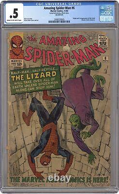 Amazing Spider-Man #6 CGC 0.5 1963 2088520005 1st app. Lizard