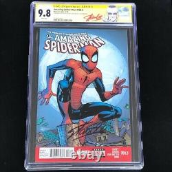 Amazing Spider-Man #700 700.3 SIGNED by STAN LEE ON 91ST BIRTHDAY CGC SS 9.8