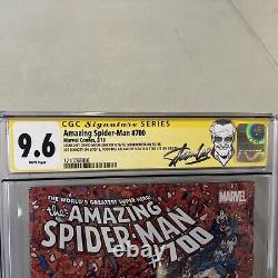 Amazing Spider-Man #700 CGC 9.6 Signed Stan Lee, McFarlane, Romita, Sinnott +++