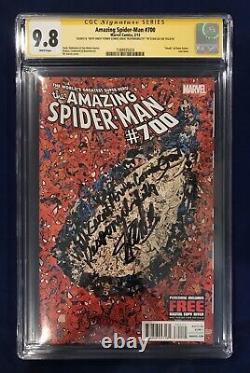 Amazing Spider-Man 700 Garcin CGC 9.8 SIGNED & INSCRIBED by STAN LEE on 10/23/18