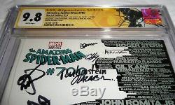 Amazing Spider-Man #700 Signed 11x STAN LEE ROMITA MCFARLANE Peter Parker Death
