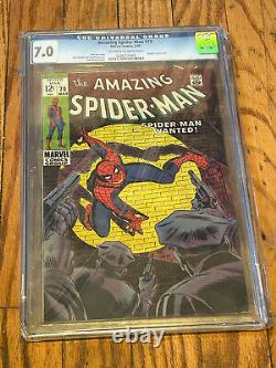 Amazing Spider-Man 70 CGC 7.0 3/69 Silver Age Kingpin Lee/Romita OWithW pages