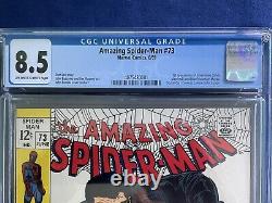 Amazing Spider-Man 73 CGC 8.5 First App Of Silvermane and Man-Mountain Marko