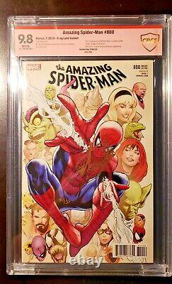 Amazing Spider-Man #800 RARE 800AO CBCS 9.8 (not CGC) Signed by STAN LEE