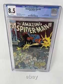 Amazing Spider-Man #82 CGC 8.5 Electro No Way Home Sony MCU Romita Sr. Stan Lee