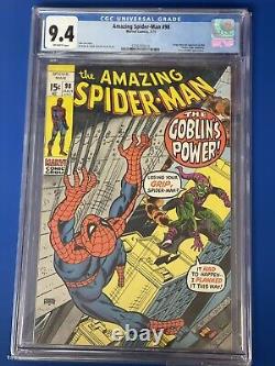 Amazing Spider-Man #98 CGC 9.4 Green Goblin Key Issue Story Not Approved By CCA