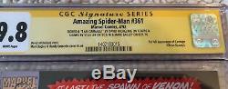 Amazing Spider Man ASM 361 CGC 9.8 Stan Lee, Bagley, Michelinie Remark Carnage